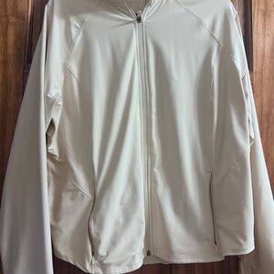 Cream Full-Zip Jacket